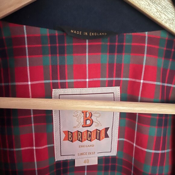Baracuta Harrington Jacket with Tartan Lining - Picture 6 of 9